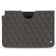 レザーケース Apple iPad Air (2020) - Anthracite - Couture ( Pantone 424C ) 
