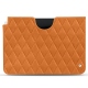 Apple iPad Air (2020) leather pouch - Mandarine vintage - Couture