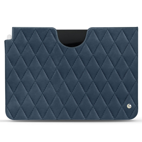  Apple iPad Air 용 가죽 슬리브 (2020/2022)Jean vintage - Couture ( Pantone #2f414f  ) 