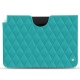 Pochette cuir Apple iPad Air (2020) - Bleu fluo - Couture