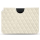 Apple iPad Air (2020) leather pouch - Blanc escumo - Couture