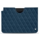 Apple iPad Air (2020) leather pouch - Blu mediterran - Couture