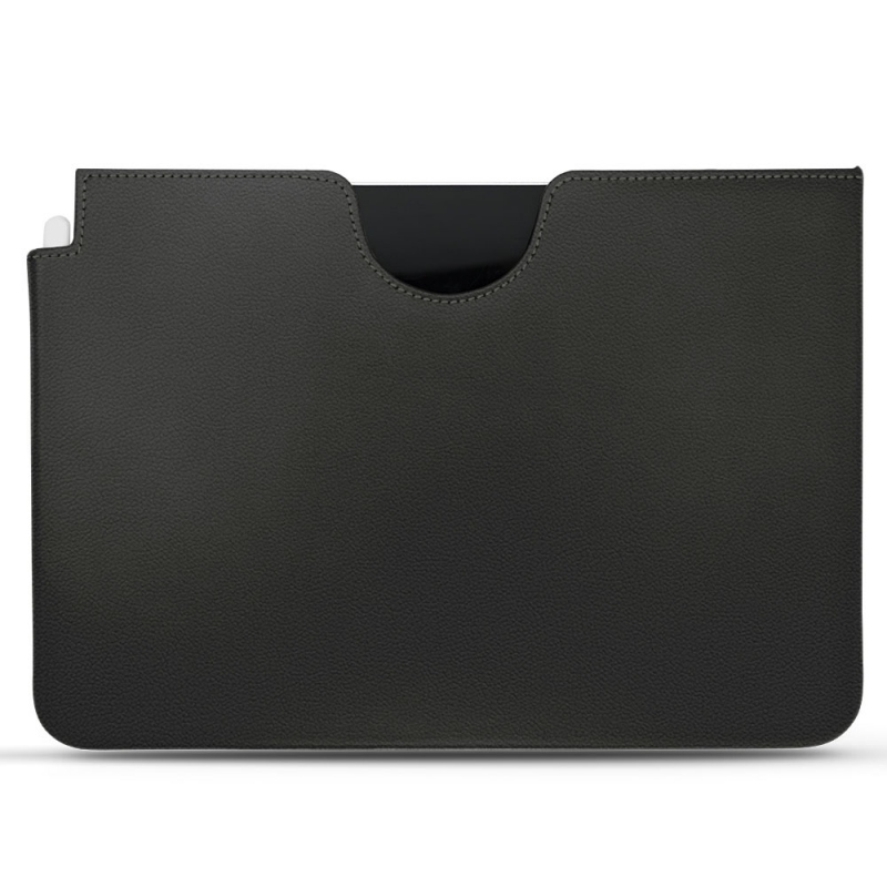 Apple iPad Air (2020) leather pouch - Noir PU