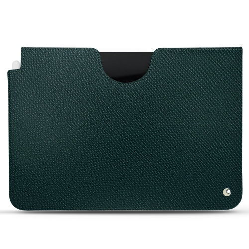 Apple iPad Air(2020/2022)用レザーポーチVert séduisant ( Pantone #1d3c34 ) 