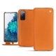 Housse cuir Samsung Galaxy S20 FE - Orange ( Nappa - Pantone 1495U ) 