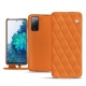 レザーケース Samsung Galaxy S20 FE - Orange - Couture ( Nappa - Pantone 1495U ) 