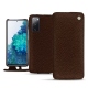Housse cuir Samsung Galaxy S20 FE - Châtaigne ( Pantone 476C ) 