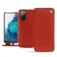 Capa em pele Samsung Galaxy S20 FE - Papaye ( Pantone 180C ) 