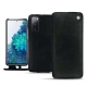 Samsung Galaxy S20 FE leather case - Dark vintage ( Roughtcut - Black#5256 ) 