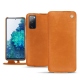 レザーケース Samsung Galaxy S20 FE - Mandarine vintage ( Pantone 165C ) 