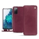 レザーケース Samsung Galaxy S20 FE - Prune vintage ( Pantone 512C ) 