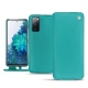 Custodia in pelle Samsung Galaxy S20 FE - Bleu fluo