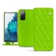 Funda de piel Samsung Galaxy S20 FE - Vert fluo - Couture
