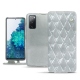 Lederschutzhülle Samsung Galaxy S20 FE - Platinium - Couture
