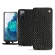 Samsung Galaxy S20 FE leather case - Serpent nero
