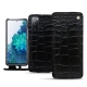 Custodia in pelle Samsung Galaxy S20 FE - Crocodile nero