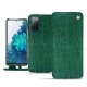 Custodia in pelle Samsung Galaxy S20 FE - Crocodile pino