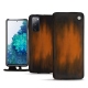Capa em pele Samsung Galaxy S20 FE - Marron Patine
