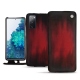 Housse cuir Samsung Galaxy S20 FE - Rouge Patine