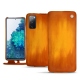 Capa em pele Samsung Galaxy S20 FE - Orange Patine
