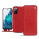 Capa em pele Samsung Galaxy S20 FE - Rouge troupelenc