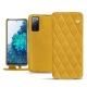 Housse cuir Samsung Galaxy S20 FE - Jaune soulèu - Couture
