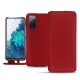 レザーケース Samsung Galaxy S20 FE - Rouge PU