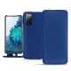レザーケース Samsung Galaxy S20 FE - Bleu Océan PU