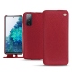 Capa em pele Samsung Galaxy S20 FE - Rouge passion