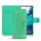 レザーケース Samsung Galaxy S20 FE - Menthe vintage ( Pantone 562C ) 