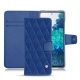 Capa em pele Samsung Galaxy S20 FE - Bleu océan - Couture ( Nappa - Pantone 293C ) 