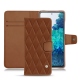 レザーケース Samsung Galaxy S20 FE - Marron - Couture ( Nappa - Pantone 1615C ) 
