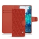 Funda de piel Samsung Galaxy S20 FE - Papaye - Couture ( Pantone 180C ) 