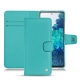 Capa em pele Samsung Galaxy S20 FE - Bleu fluo