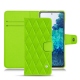 レザーケース Samsung Galaxy S20 FE - Vert fluo - Couture