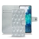 Capa em pele Samsung Galaxy S20 FE - Platinium - Couture