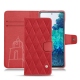 レザーケース Samsung Galaxy S20 FE - Rouge troupelenc - Couture