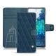 Capa em pele Samsung Galaxy S20 FE - Blu mediterran - Couture