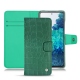 Funda de piel Samsung Galaxy S20 FE - Crocodile pino