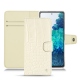 Samsung Galaxy S20 FE leather case - Crocodile milk