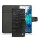 Housse cuir Samsung Galaxy S20 FE - Crocodile nero