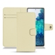 Capa em pele Samsung Galaxy S20 FE - Beige PU