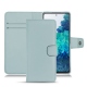 Housse cuir Samsung Galaxy S20 FE - Bleu ciel PU