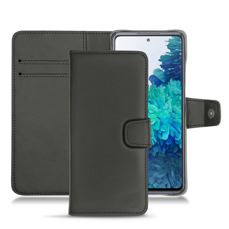 Housse cuir Samsung Galaxy S20 FE - Noir PU