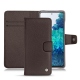 Samsung Galaxy S20 FE leather case - Marron envoûtant