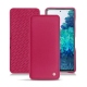 Capa em pele Samsung Galaxy S20 FE - Rose fluo