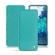 Capa em pele Samsung Galaxy S20 FE - Bleu fluo