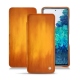 Samsung Galaxy S20 FE leather case - Orange Patine