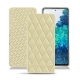 Capa em pele Samsung Galaxy S20 FE - Beige - Couture ( Nappa - Pantone 7502C ) 
