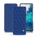 Capa em pele Samsung Galaxy S20 FE - Bleu océan - Couture ( Nappa - Pantone 293C ) 